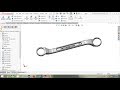 How to design ring spanner in solidwork