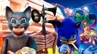 Cartoon Cat & Sonic  Coffin Dance Song Cover