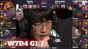 RNG vs LNG - Game 2 | Week 7 Day 4 LPL Spring 2021 | Royal Never Give Up vs LNG Gaming G2