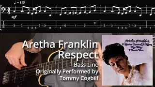 Download lagu Aretha Franklin - Respect (Bass Line w/ Tabs and Standard Notation)