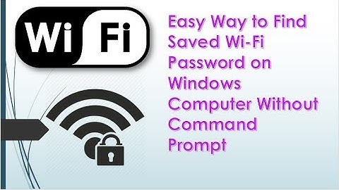 How to Find Saved Wifi Password on Windows 7/8/10 without using Command Prompt | Tech Gear