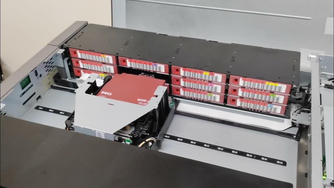 DELL PowerVault TL2000 Tape Move Test YouTube