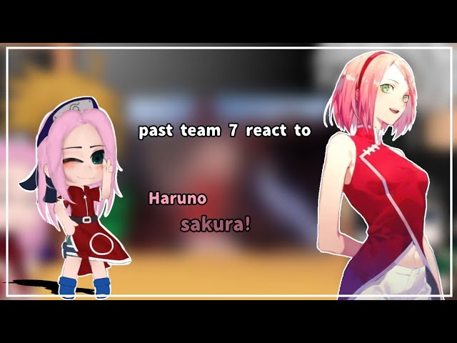 Seventh team react to sakura sad😢 ღ🌸🍜🍥, •gacha club-cute