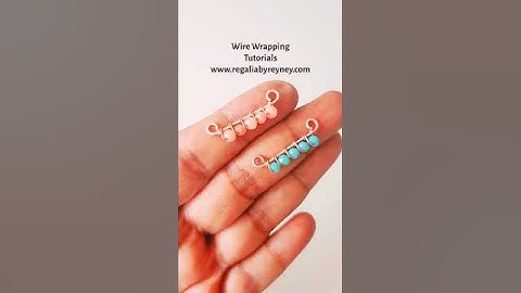 Basic Crystal Wire weave tutorial to help wire wrap beginners understand the wire weave technique