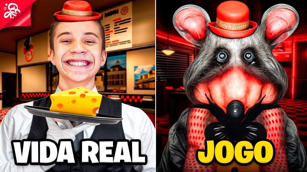 ENTREI NA PIZZARIA DE FNAF NA VIDA REAL E...