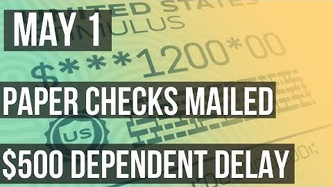 Stimulus Update 5/1: SS, SSI, SSDI More Checks Delivered | IRS News Release