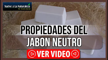 ¿Qué es jabón líquido neutro?