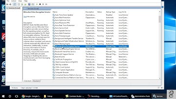 How to disable Bitlocker drive encryption service Windows 10