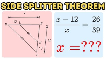 Side Splitter Theorem