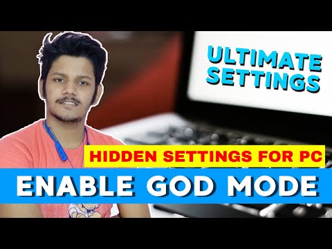 Windows GODMODE | Windows Master Control Panel | Solve any type of Computer Problem | Sourin Mitra