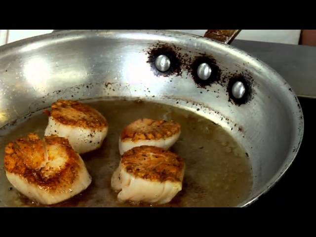 NH Cooking Demo at The Balsams - Maple Glazed Sea Scallops