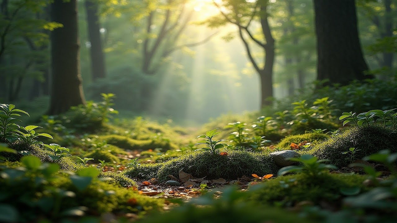 🌿 Música Relajante para Meditar con Paisajes de Bosques 🌳 Armonía y Paz ...