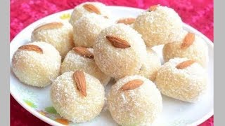 10 मिनट में बनाएं हलवाई जैसे नारियल लड्डू | Nariyal Ladoo Recipe | Instant Coconut Laddu