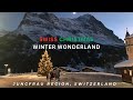 Christmas in a Winter Wonderland: Grindelwald, Gimmelwald,  and the Swiss Alps (small Avalanche)