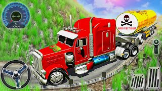 Oil Tanker Transporter Truck Simulator - Army Truck Transport Driving - Android GamePlay screenshot 4