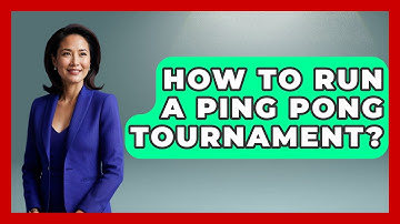 How To Run A Ping Pong Tournament? - The Racket Xpert