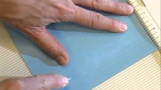 Creating embossed patterns with the MSC Scoring board