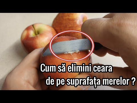 Cum sa elimini ceara de pe suprafața merelor l Stiai ca