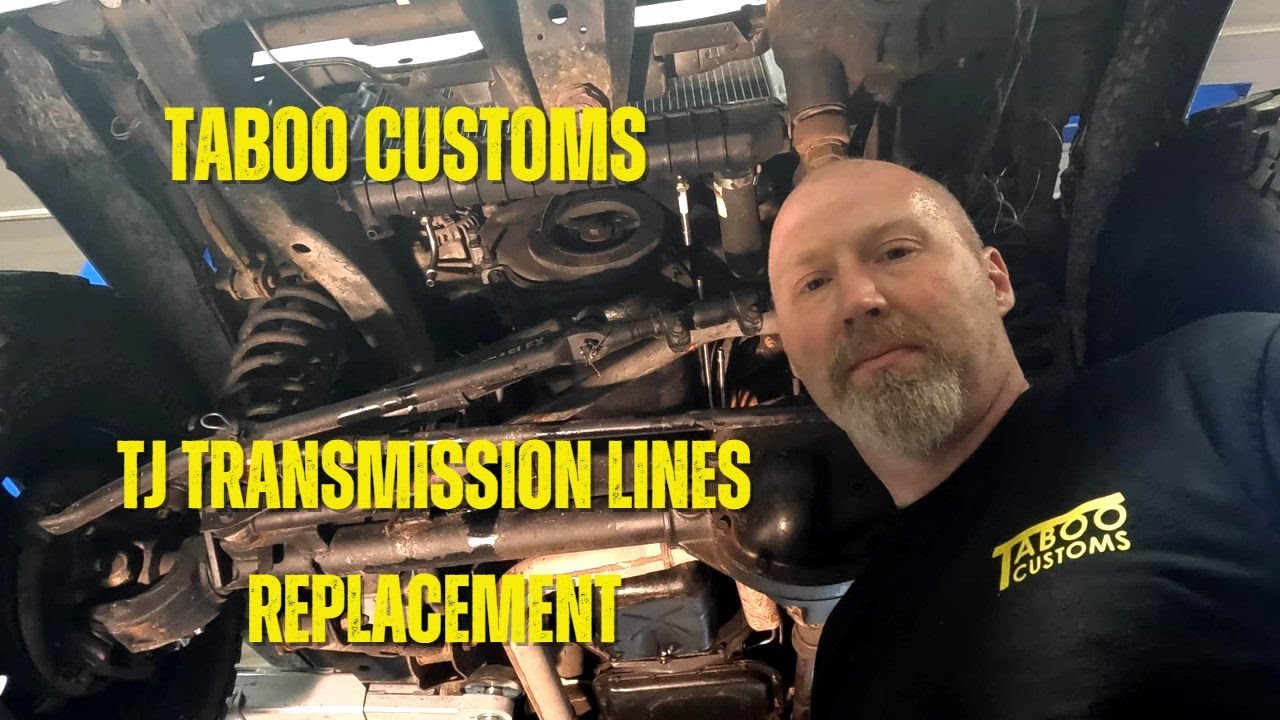 Jeep TJ Transmission Line Replacement - YouTube