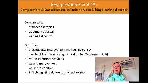 Presentation: SIGN guideline: Eating disorders - Dr Susan Simpson