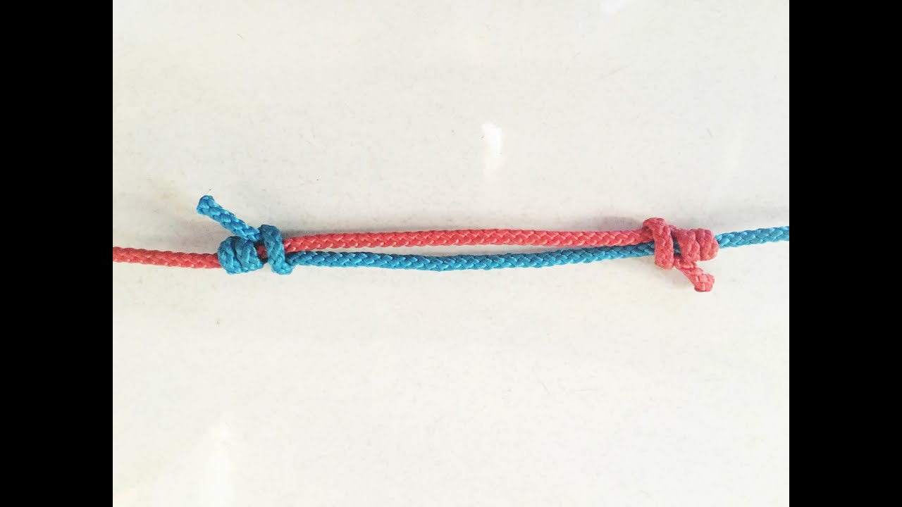 How To Tie An Adjustable Bend Knot - YouTube