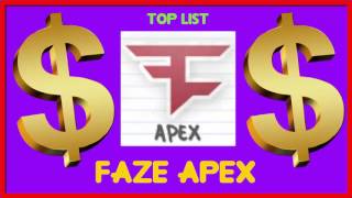 How much FAZE APEX made money on YouTube { In February 2016 }
