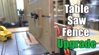 Table Saw Fence Upgrade | Evolution Rage 5S