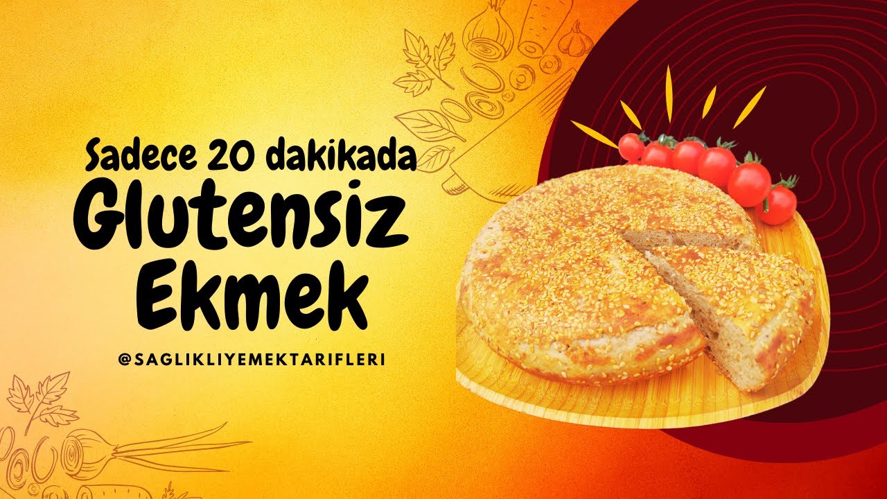 Sadece 20 Dakikada Glutensiz Sağlıklı Ekmek Tarifi ! Kolay ve pratik