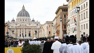 Record Numbers Show Up For Pontifical Mass Celebrated Inside St. Peters Basilica