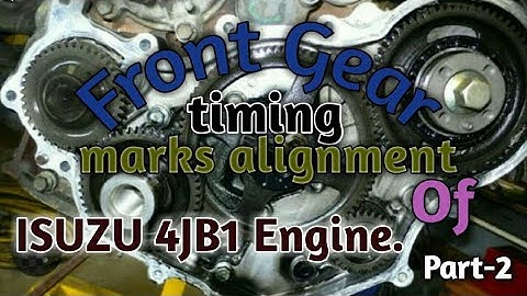 Isuzu-4JB1 Static timing part-2