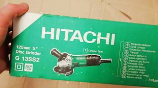 Болгарка HITACHI, ИЗ ЛЕРУА МЕРЛЕН.