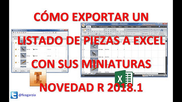 Inventor 2018.1 | Lista de piezas a Excel