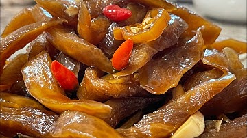 Pickled daikon with fish sauce - Củ cải trắng ngâm nước mắm
