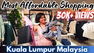 Malaysia Shopping Vlog, Shopping in Kuala Lumpur Malaysia, Best Affordable shopping in Kuala Lumpur