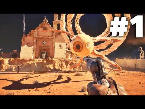 Guns of Eschaton Exclusive Gameplay Walkthrough Part 1 - HARDEST FPS GAME EVER