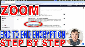 ✅ Hoe u end-to-end-encryptie in Zoom kunt inschakelen🔴