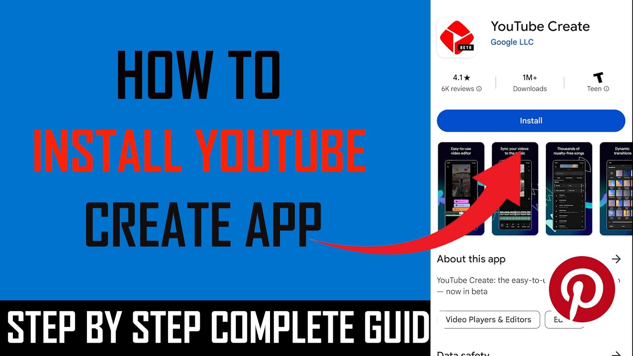 How to Install Youtube Create App - Full Guide