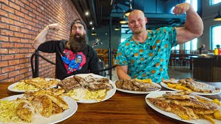 A €100 MIXED GRILL CHALLENGE WITH FINLAND'S SECOND STRONGEST MAN! | BeardMeatsFood