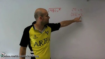 Algebra - Radical Expressions - Simplifying single radicals - Medium