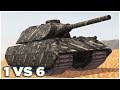 VK 100.01 (P) • 1 vs 6 • WoT Blitz Gameplay