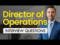 TOP 30 Director of Operations Interview Questions & Answers 2026 - A COMPLETE GUIDE!