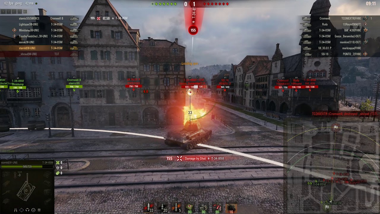 wot replay World Of Tanks W Uni vs FHM Tier 6 Skirmish Himmelsdorf Win 7 28 18