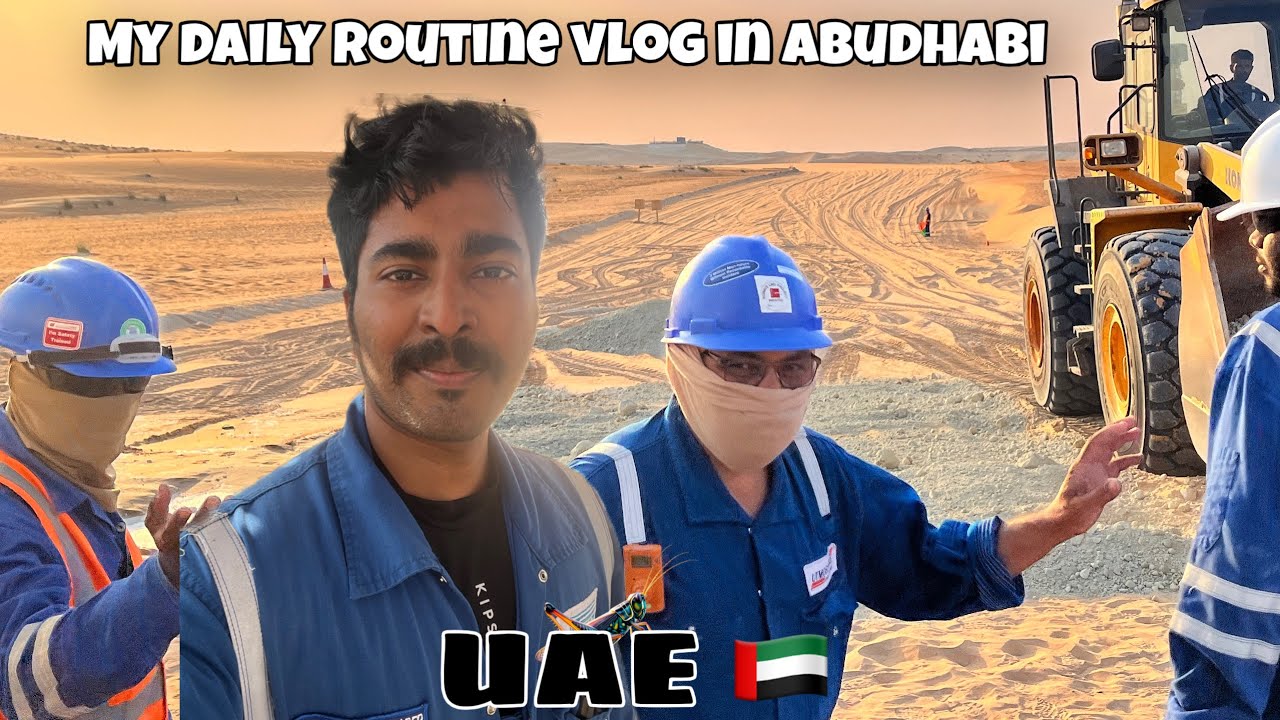 Мой распорядок дня на наземном месторождении Абудхаби | Баланс между работой и личной жизнью