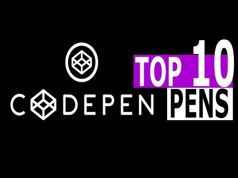 10 Awesome CodePen