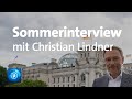 FDP-Chef Christian Lindner im ARD-Sommerinterview