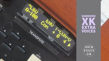 Extra Hammond XK Voices