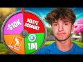 EVERY Time I DIE In Fortnite, I SPIN The Wheel Of DOOM!