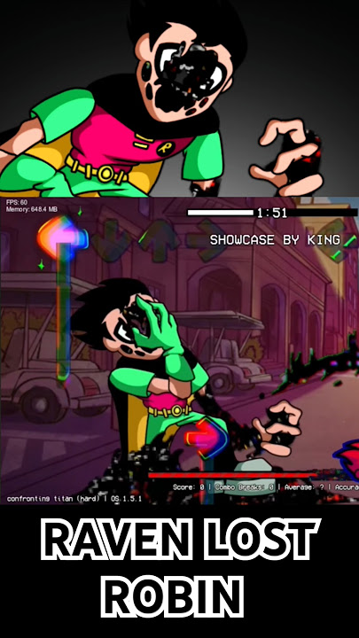 RAVEN LOST ROBIN!! #fnf #new #pibbymod #pibby #pibbyxfnf