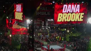 1/29/2022 WWE Royal Rumble (St. Louis, MO) - Women's RR #9 24/7 Champion Dana Brooke Entrance