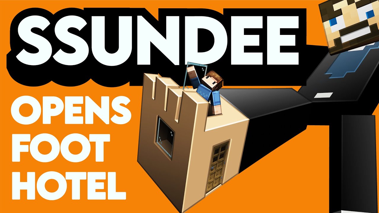 SKY FACTORY: We built a HOTEL in SSUNDEE'S FOOT w/ FRIENDS!